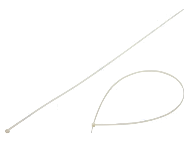 Kabelbinder; L: 750mm; W: 4,8mm; polyamide; 222N; natuurlijk Kabelbinder; L: 750mm; W: 4,8mm; polyamide; 222N; natuurlijk